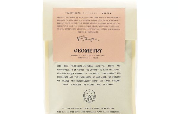 Onyx Coffee Geometry – 5lbs (Whole Bean)