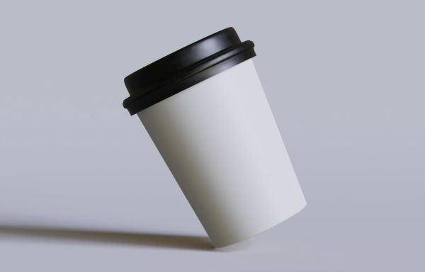Black Hot Coffee Lids (For 12/16/20oz) – 1200ct